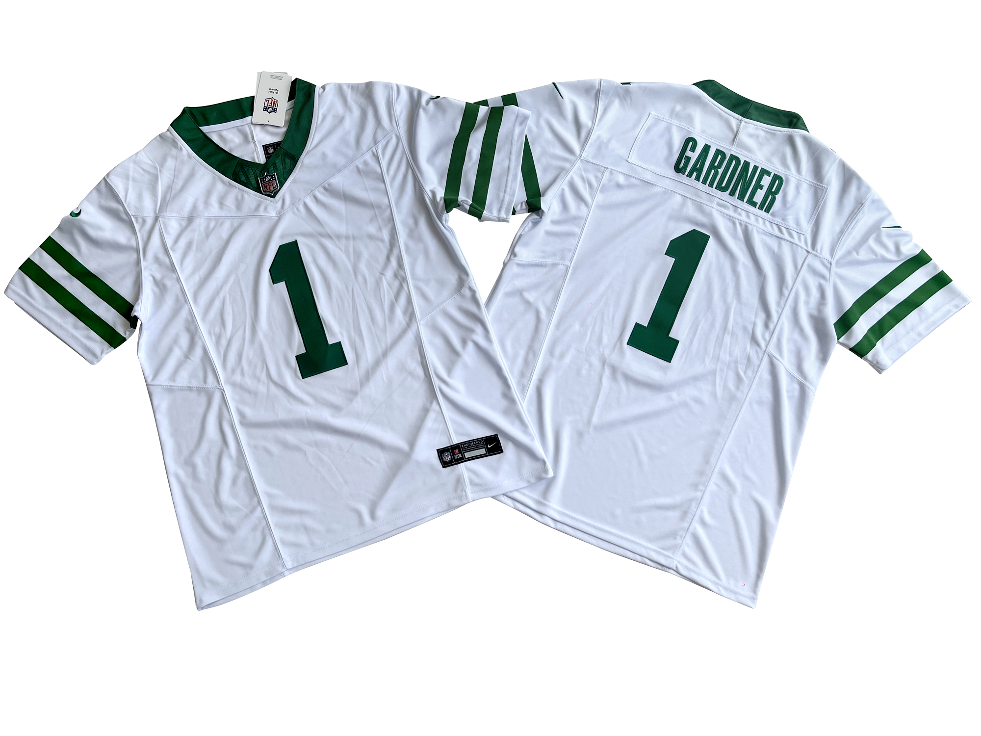2023 NFL Men New York Jets #1 Ahmad Sauce Gardner Nike Vapor F.U.S.E. Limited Jersey